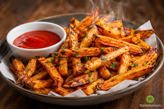 baked sweet potato fries