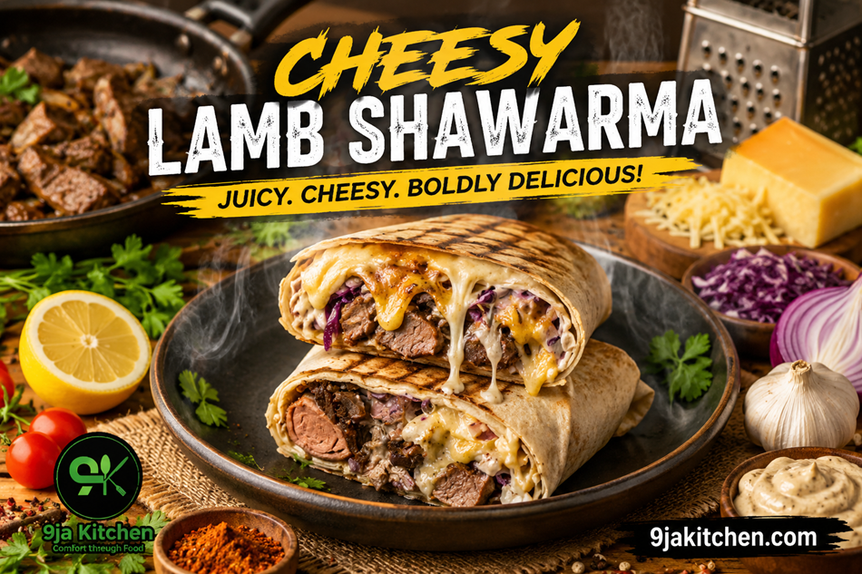 Cheesy Lamb Shawarma