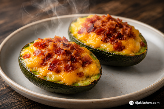 avocado egg bacon cheese