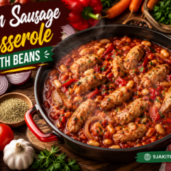 Quorn Sausage Casserole with Beans