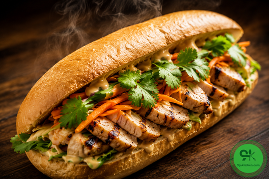 Pickled Carrot Turkey Sandwich