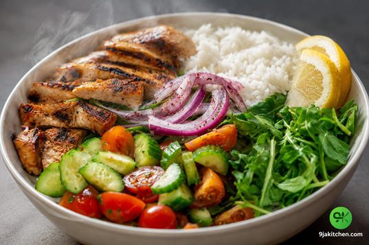 homemade chicken shawarma