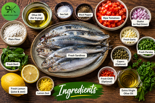 How to Make Crispy Fried Sardines with Sauce Vierge: An Amazing Seafood Delight 🐟✨🍋 2 crispy fried sardines recipe