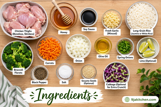 honey garlic chicken recipe