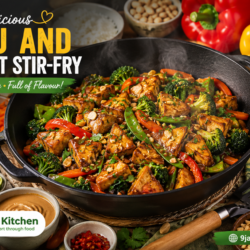 Tofu and Peanut Stir-Fry