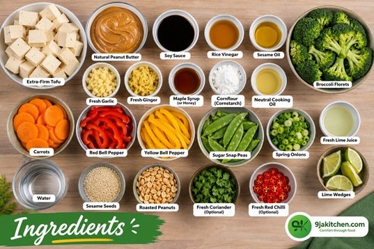 How To Make Tofu and Peanut Stir-Fry: An Amazing Plant-Based Delight 🥜🥢✨ 2 tofu stir-fry recipe