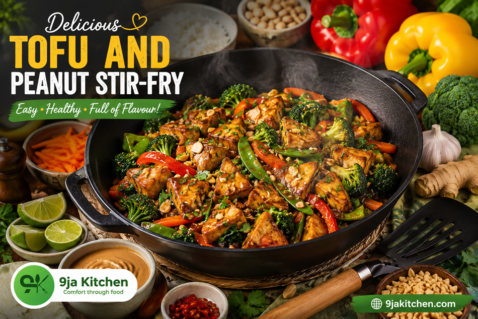 Tofu and Peanut Stir-Fry