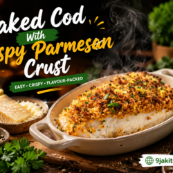 Baked Cod with Crispy Parmesan Crust