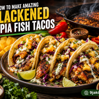 Blackened Tilapia Fish Tacos