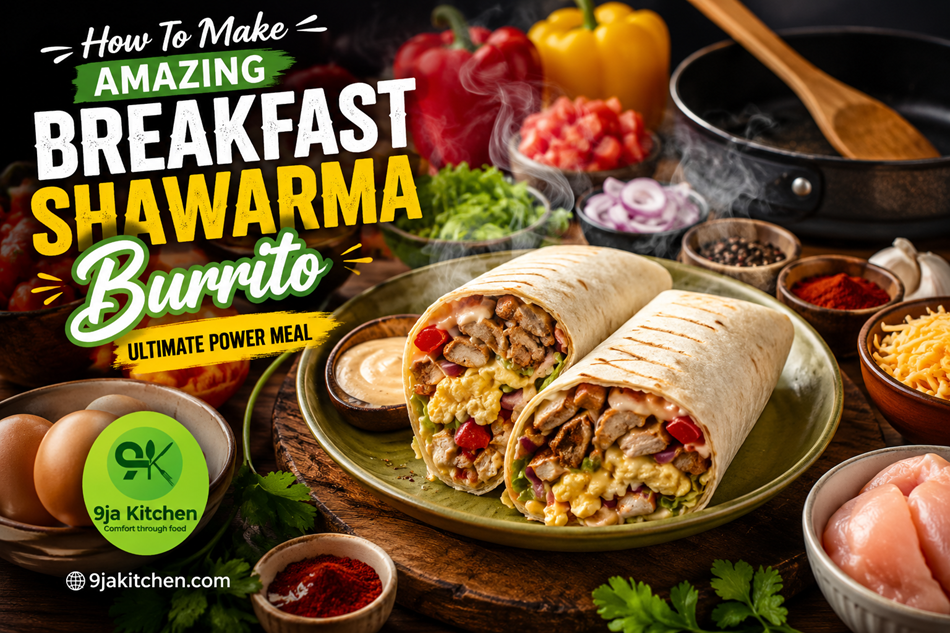 Breakfast Shawarma Burrito