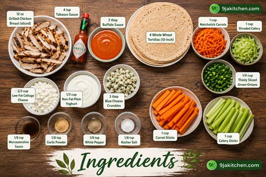 How to Make Buffalo Chicken Wrap: An Epic Flavour-Packed Delight 🌯🔥 2 how to make Buffalo Chicken Wrap