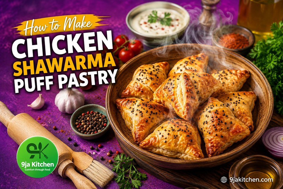 Chicken Shawarma Puff Pastry