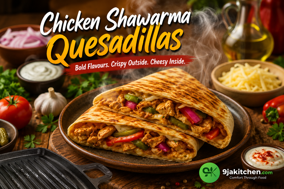 Chicken Shawarma Quesadillas