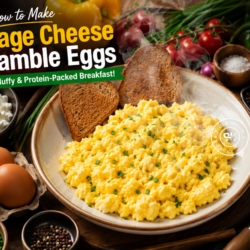 Cottage Cheese Scramble Eggs