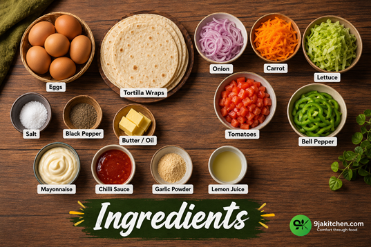egg shawarma recipe