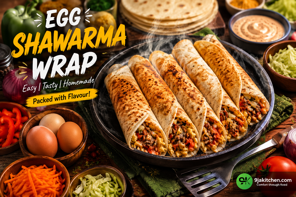 Egg Shawarma Wrap