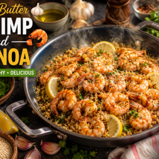 How to Make Garlic Butter Shrimp and Quinoa: A Delicious Weeknight Delight🍤🔥✨ 16 Garlic Butter Shrimp and Quinoa