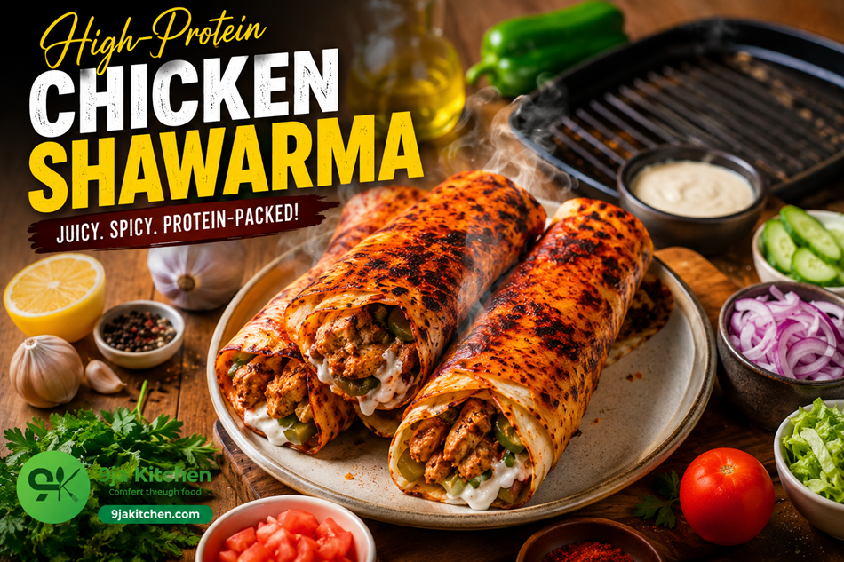 High-Protein Chicken Shawarma