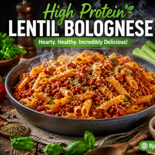 High-Protein Lentil Bolognese