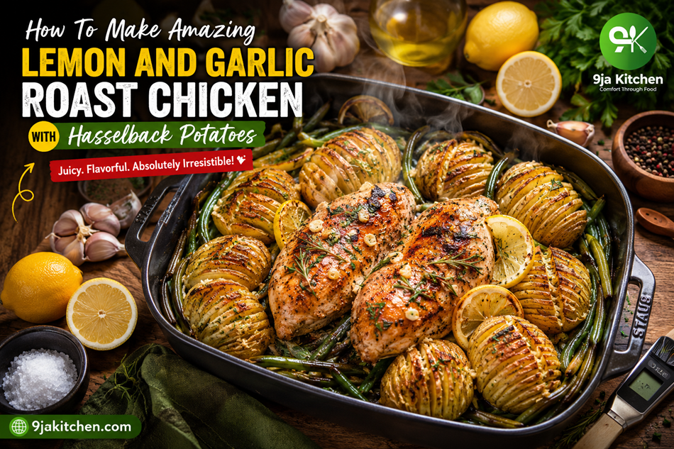 Lemon Garlic Roast Chicken