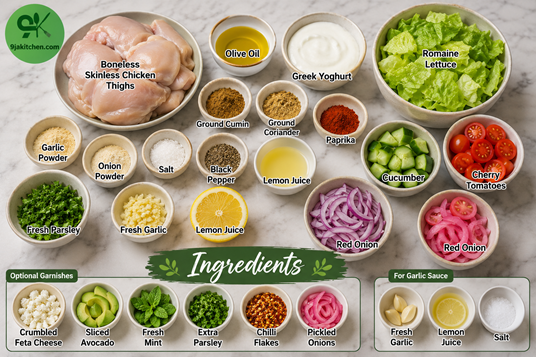 healthy chicken shawarma recipe
