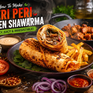 How to Make Peri Peri Chicken Shawarma: An Incredible Fiery Delight🌶️🌯🔥 15 Peri Peri Chicken Shawarma