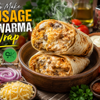 How to Make Sausage Shawarma Wrap: A Delicious Flavour-Packed Delight🌯🔥✨ 16 Sausage Shawarma Wrap