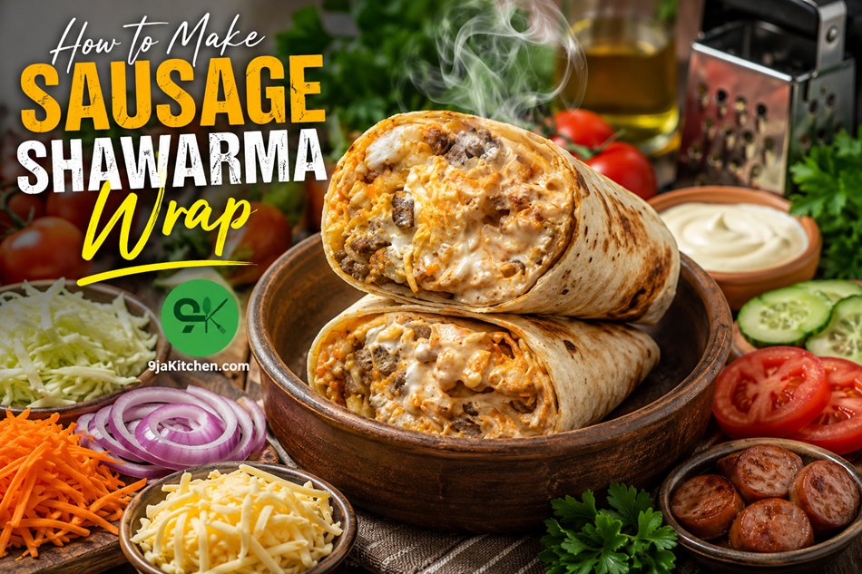 Sausage Shawarma Wrap