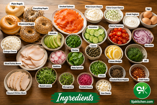 protein bagel board