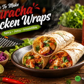 Sriracha Chicken Wraps-