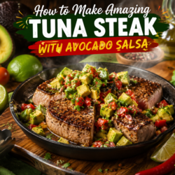 Tuna Steak with Avocado Salsa