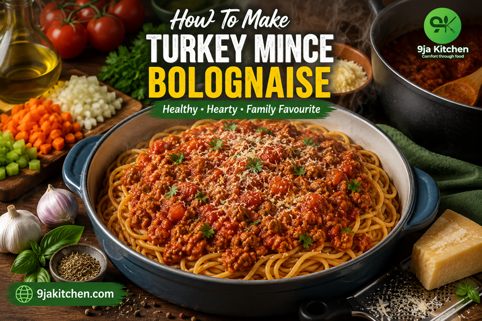 Turkey Mince Bolognaise