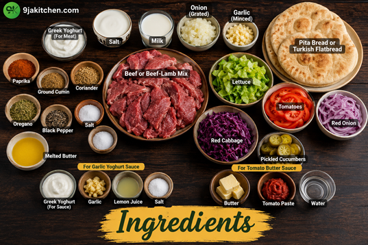 how to make Turkish Doner Shawarma