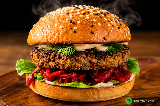 vegetarian burger alternative