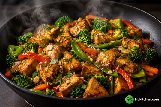 How To Make Tofu and Peanut Stir-Fry: An Amazing Plant-Based Delight 🥜🥢✨ 4 family-friendly vegan recipe