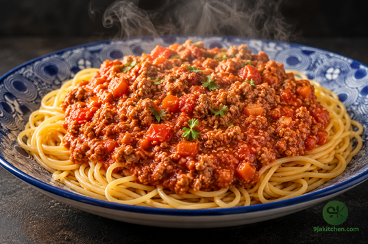 healthy spaghetti bolognese
