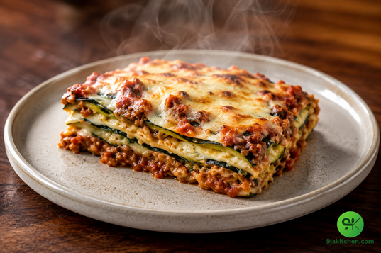 easy turkey zucchini lasagna