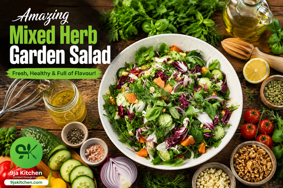 Mixed Herb Garden Salad