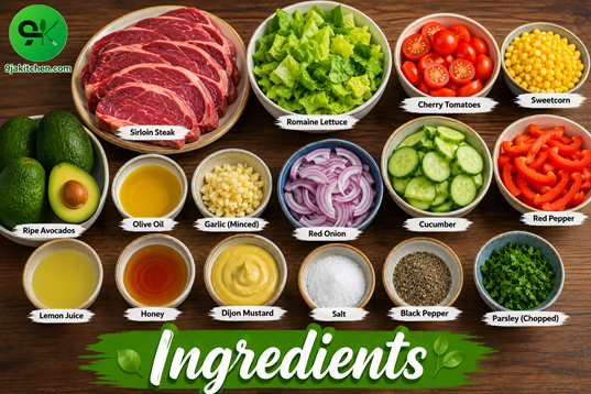 How to Make Avocado Steak Salad: A Delicious Flavour-Packed Delight🥑🥩✨ 2 healthy steak salad