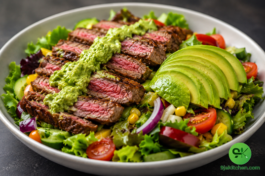How to Make Avocado Steak Salad: A Delicious Flavour-Packed Delight🥑🥩✨ 4 avocado salad recipe