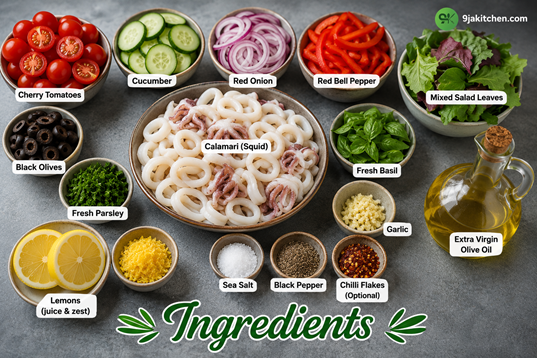 easy calamari salad recipe