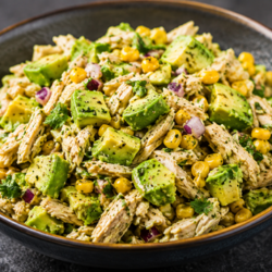 How to Make Chicken Avocado Protein Salad: A Delicious Healthy Delight🥑🍗🥗 5 chicken and avocado salad