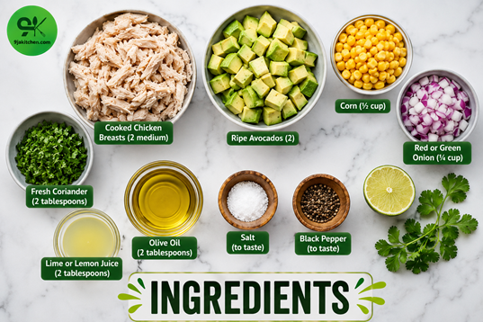 How to Make Chicken Avocado Protein Salad: A Delicious Healthy Delight🥑🍗🥗 2 avocado chicken salad