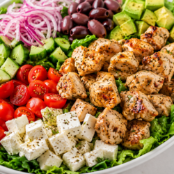 How To Make Greek Chicken Salad – Delicious Healthy Recipe🥗 6 homemade Greek Chicken Salad
