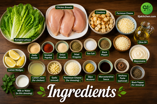 chicken Caesar salad recipe