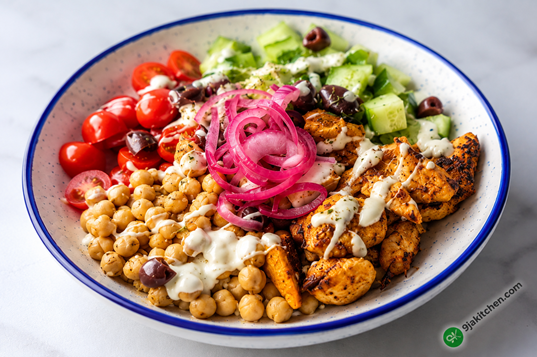 high protein vegetarian meal