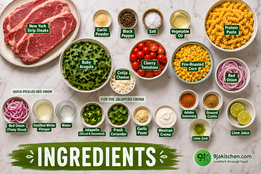 How to Make High-Protein Steak Pasta Salad: A Delicious Protein-Packed Delight🥩🍝🥗✨ 2 steak pasta salad