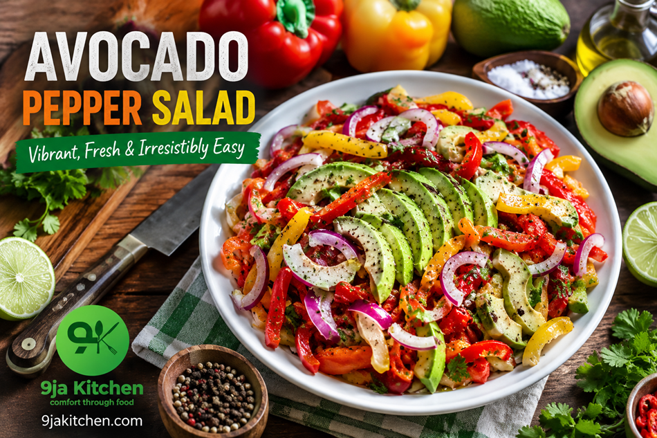 Avocado Pepper Salad