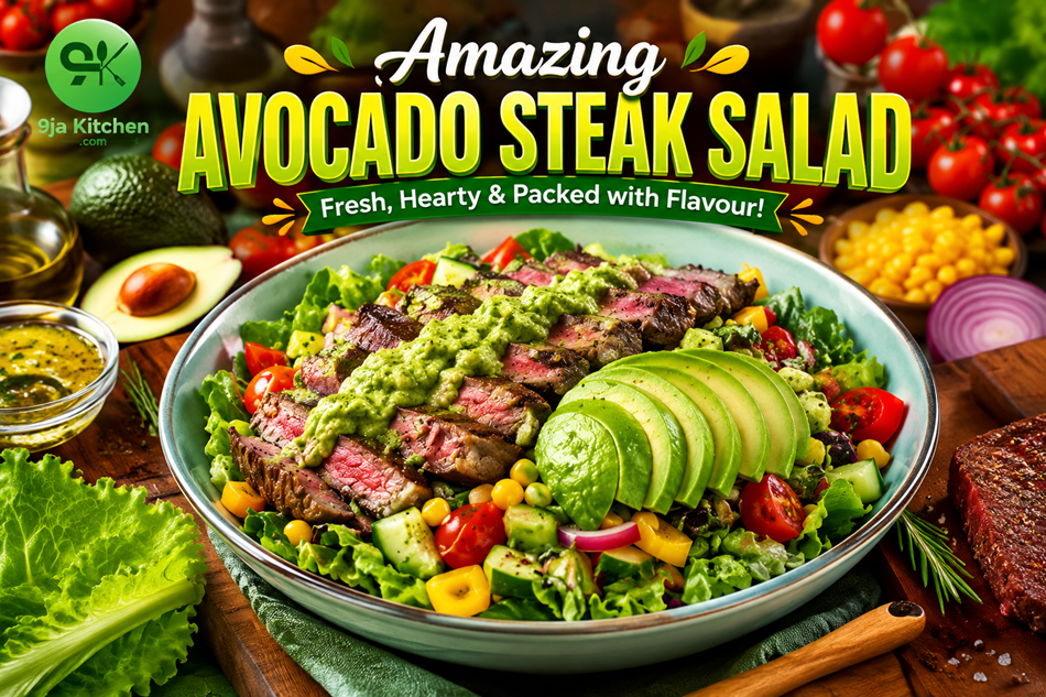 Avocado Steak Salad
