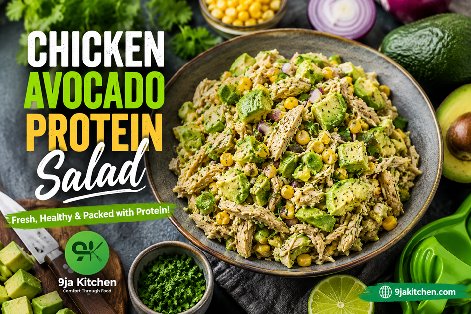 Chicken Avocado Protein Salad